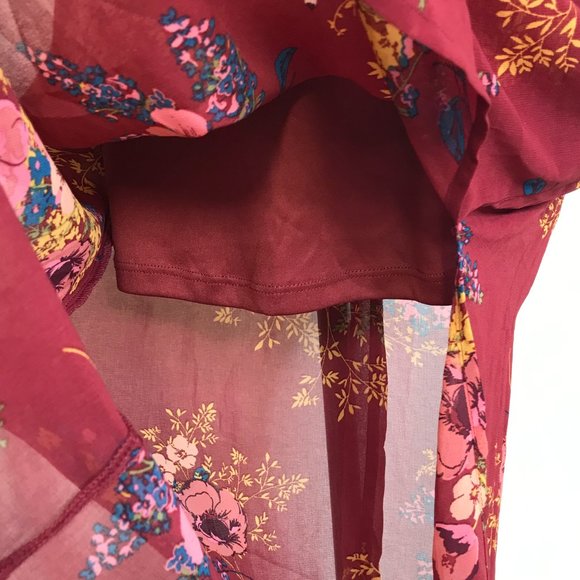 🍹As U Wish Long Dress | Burgundy | X-Small - Picture 9 of 15